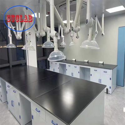 Bon prix Conception de meubles de laboratoire de chimie en PP intégré Hong Kong Solution de stockage en ligne
