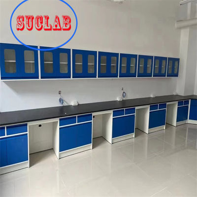 Bon prix Bancs de laboratoire modulaires Hong Kong évier en résine PP/céramique/époxy personnalisé avec prise multifonctionnelle et boîte anti-éclaboussures en ligne