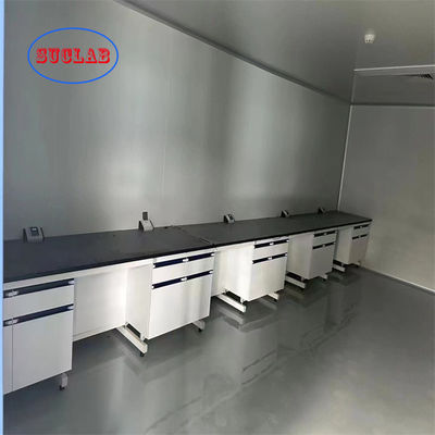 Bon prix Conception de meubles de laboratoire modulaires en acier et bois personnalisable Acceptable pour OEM / ODM en ligne
