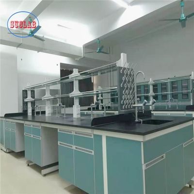 Bon prix Tableau de travail de laboratoire de chimie de conception à haute sécurité et à cadre C avec caractéristiques ignifuges en ligne