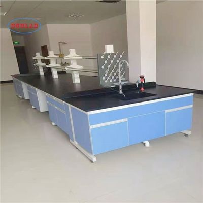 Bon prix Fabricants de meubles de laboratoire de chimie avec une surface de travail laminée résistante aux produits chimiques en ligne