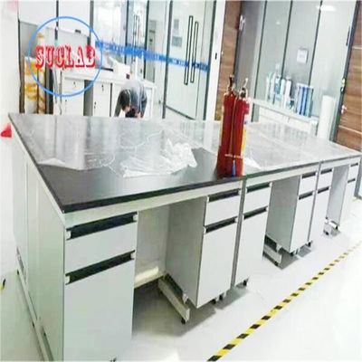 Bon prix Meubles de laboratoire chimique prix avec des caractéristiques de sécurité résistantes aux produits chimiques en ligne
