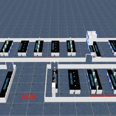 Bon prix Conception de meubles de laboratoire modulaires personnalisables et modernes avec revêtement en poudre en ligne