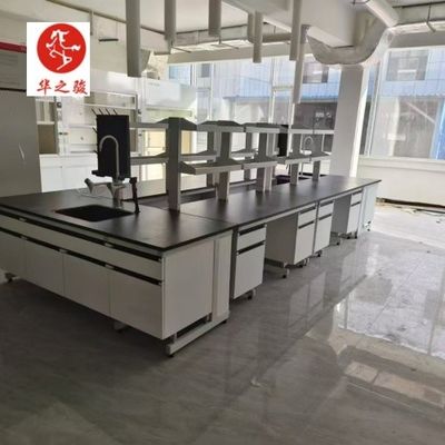 Bon prix Fabrication de meubles de laboratoire modulaires en PP, personnalisable pour les postes de travail ergonomiques en ligne