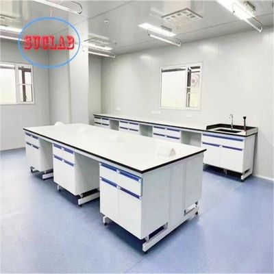 Bon prix Laboratoire de chimie des résines phénoliques Table de travail de laboratoire chimique Meubles de laboratoire avec charnière DTC105 DEG et plateau de travail en résine époxy en ligne