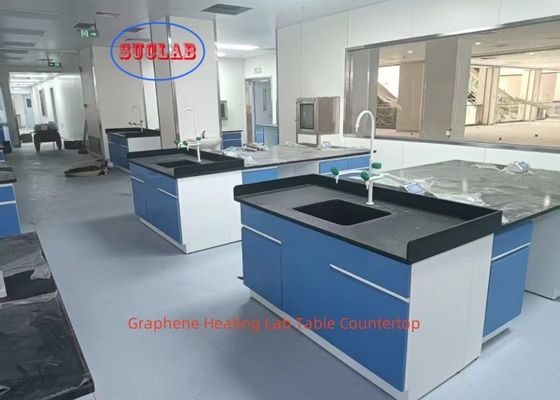 Bon prix Manche linéaire non soudée Bureau de laboratoire de chimie Laboratoire chaud Cas de travail avec une prise multifonctionnelle et un rail silencieux DTC de 16 pouces en ligne