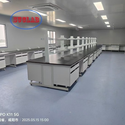 Bon prix Fabricants de bancs de laboratoire de chimie jaune pour les dimensions personnalisables L*1500/750 W *800 /850 mm H et les performances de laboratoire en ligne