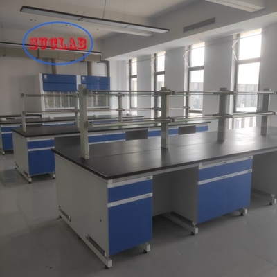 Bon prix Laboratoire industriel etc. chimie appliquée banc de laboratoire usine avec des dimensions personnalisables L*1500/750 W *800/850 mm H ou matériaux en ligne