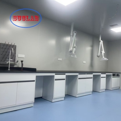 Bon prix Agence de laboratoire de chimie à prise multifonctionnelle avec charnière DTC 105°/175° Charnière en acier inoxydable et évier en résine époxy en ligne