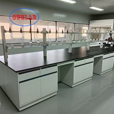 Bon prix Importateurs de paillasses de laboratoire de chimie OEM ODM en acier et bois pour expériences en ligne