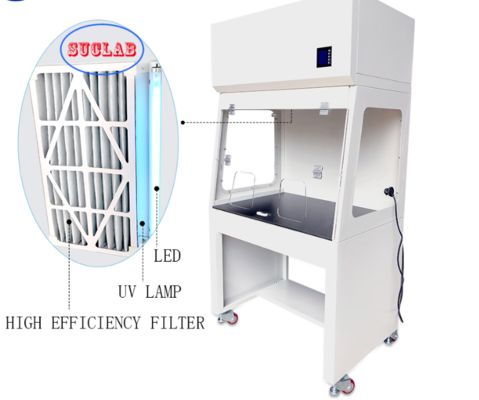 Bon prix Fabricants de capuchons de fumée à filtre de laboratoire en acier complet standard avec système de contrôle LCD à écran tactile pour les laboratoires de chimie et scolaires en ligne