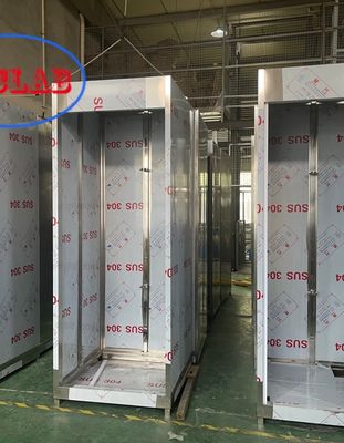 Bon prix Douche de sécurité hermétique de qualité industrielle avec cuvette de lavage oculaire en acier inoxydable et options de drainage en ligne