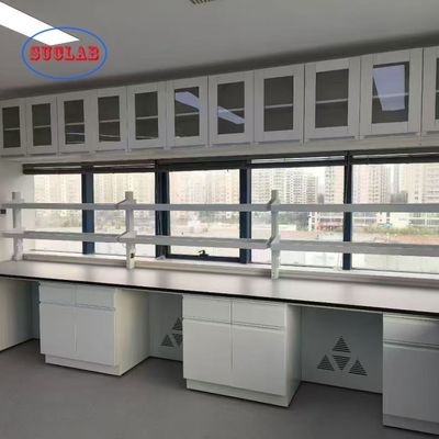 Bon prix Durable Chemistry Laboratory Workbench with Customizable Dimension L*1500/750 W *800 /850mm H and Buffer Hinge en ligne
